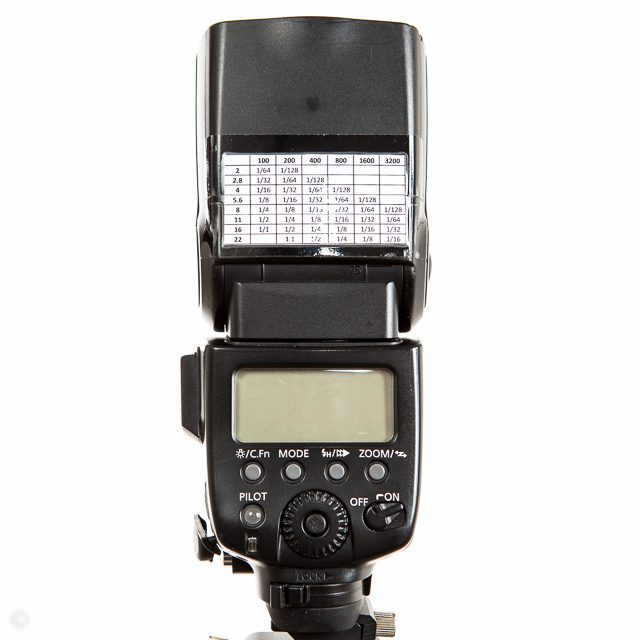 Manual speedlight