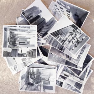 film photography sequencing small prints stacks shuffled